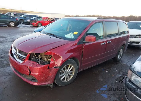 2014 Dodge Grand Caravan Sxt из США, поврежденный, VIN 2C4RDGCG9ER323134